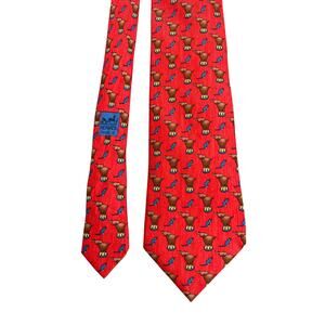 Hermès‎ Elephant and Mouse Silk Tie – 100% Authentic, Made in France